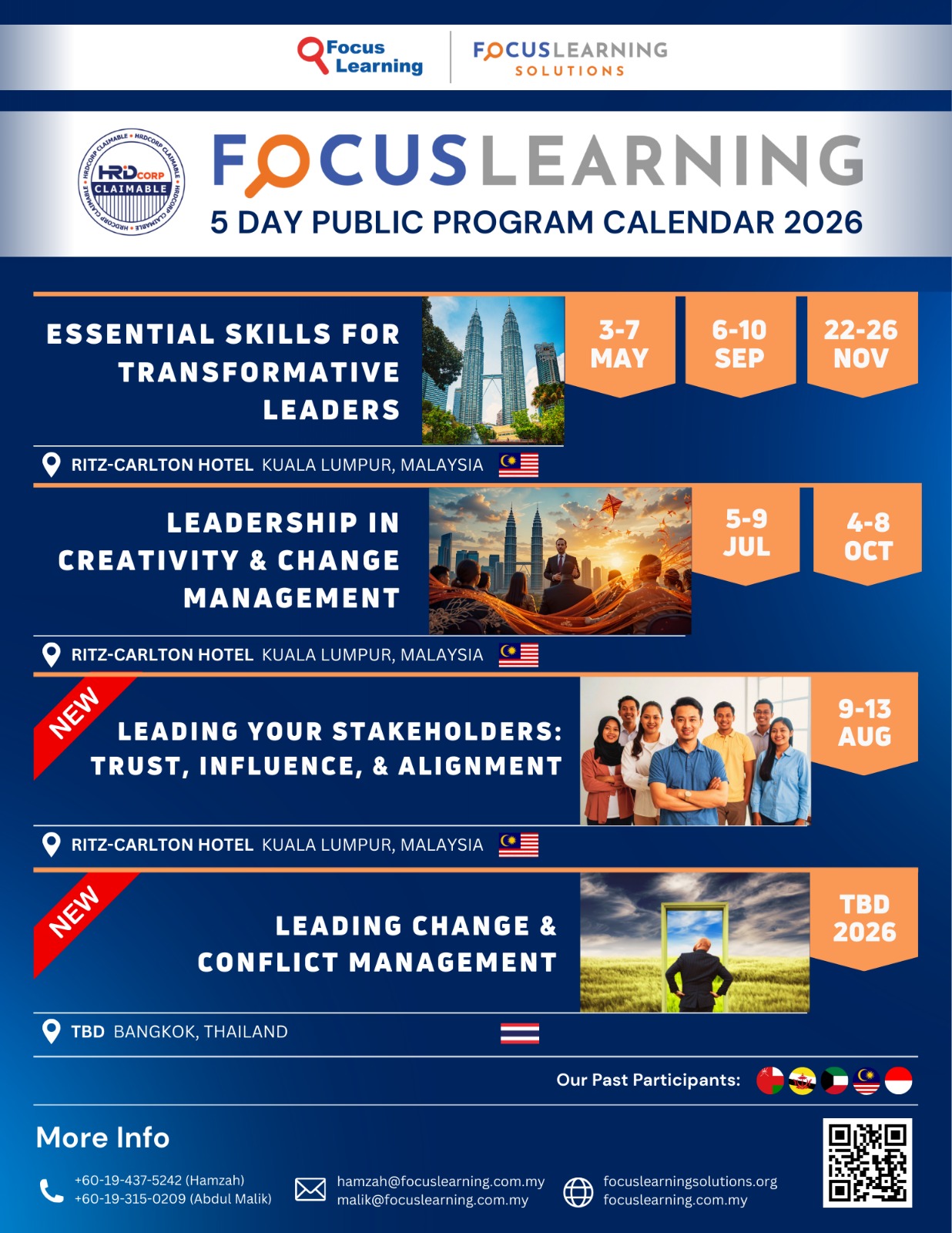 2026 Program Calendar